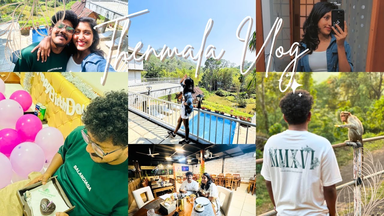 Road Trip to Thenmala 🚘🌿 | Rishi&rsquo;s Birthday🎂✨| Thenmala Ecoresort 💚🏡 