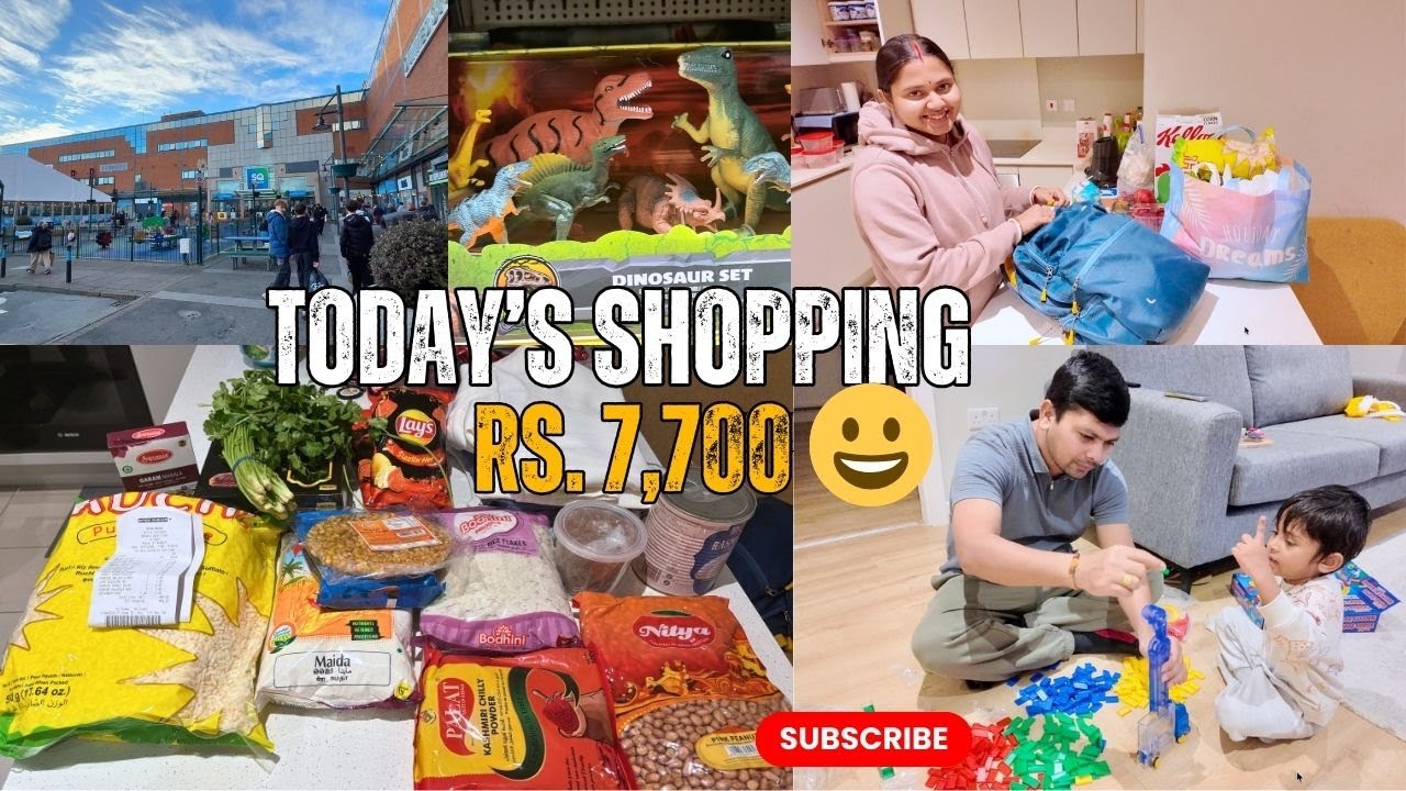 ছুটির দিনে ₹7,700 বাজার 😃 | আমাদের সাপ্তাহিক কেনাকাটা, মুদিখানা আর কৃষভের নতুন Dress🤩 ।Daily Vlog 🙏