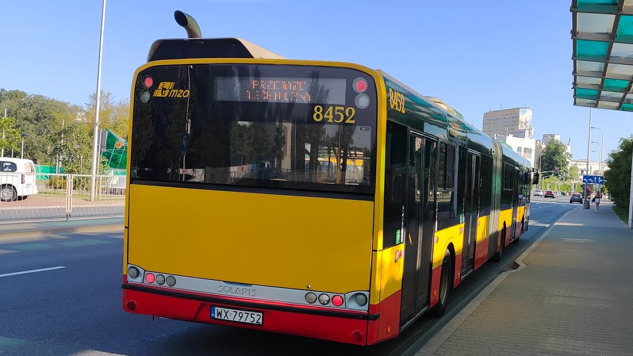 Linia E-1 ( Trasa Zmieniona ) - Solaris Urbino 18 III #8452 ( MZA Warszawa )