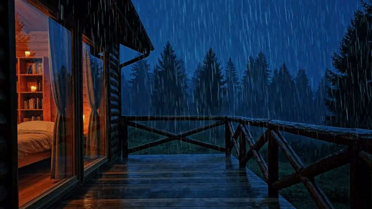 Gentle Rain in the Forest | Sleep Sounds No Music