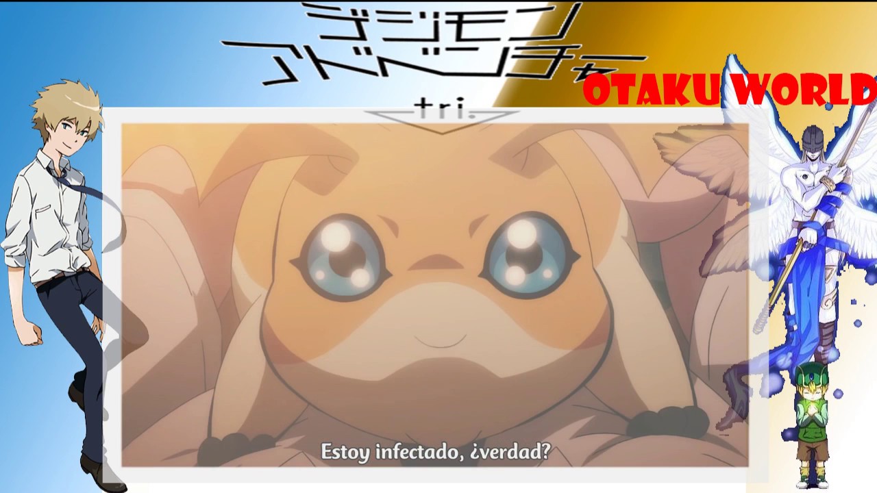 La escena más triste  de digimon tri