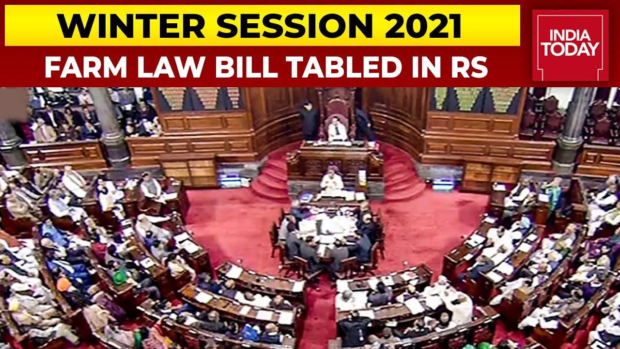 Parliament Winter Session: Bill To Repeal Farm Laws Tabled In Rajya Sabha | India Today