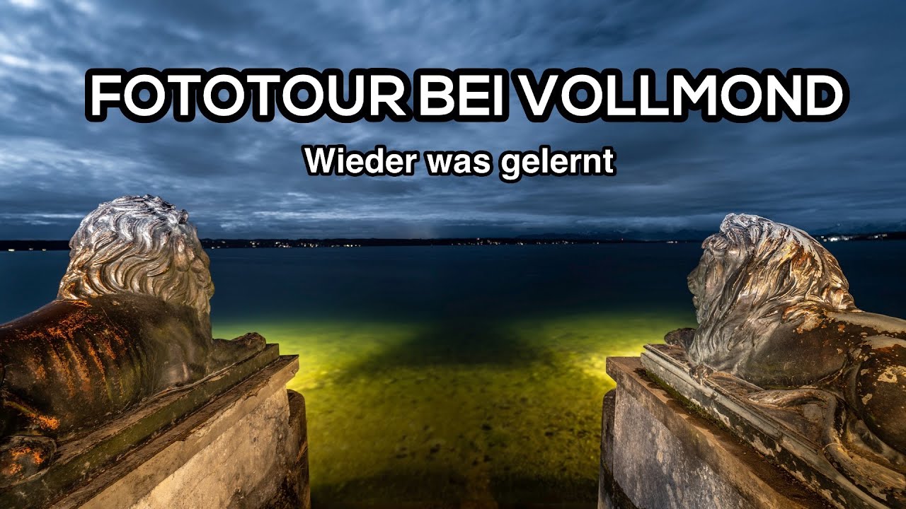 Fototour bei Vollmond am Starnberger See
