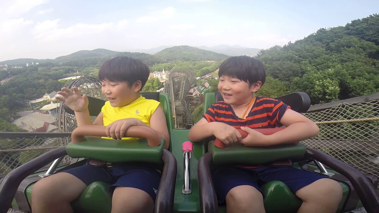 2015.6.12 우리 애들 생에 첫 티익스프레스 탑승~♡