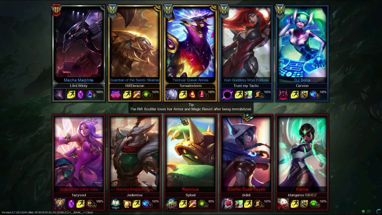 League of Legends - Guardian of the Sands Skarner Jungle (Cinderhulk, Aftershock)