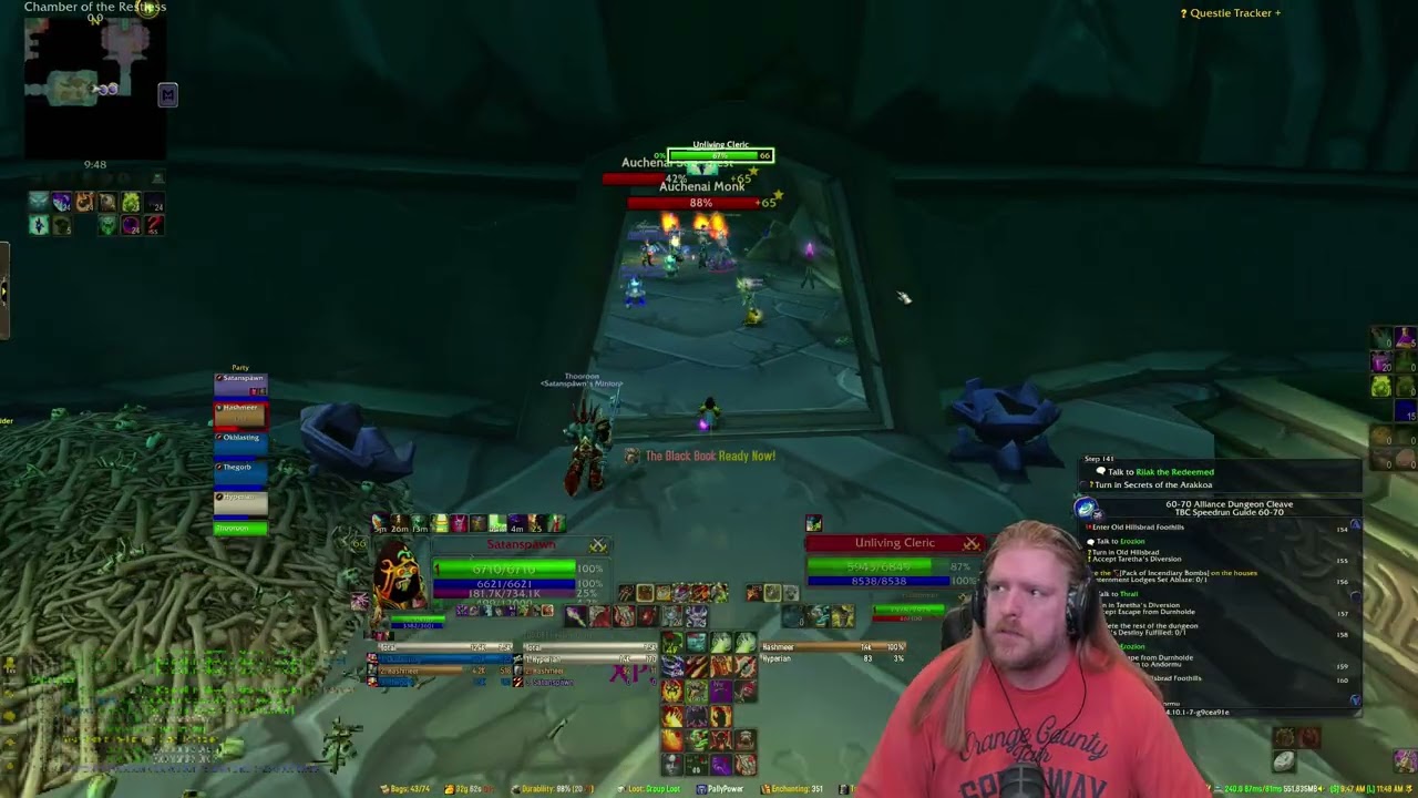 WoW Burning Crusade Anniversary 60-70 Leveling Warlock PoV Session Two 2-7-2026 (Part 3)