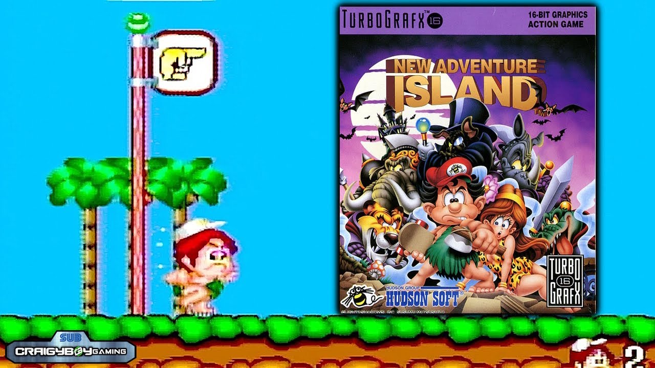 New Adventure Island (Turbografx 16, PC Engine) This is Super!