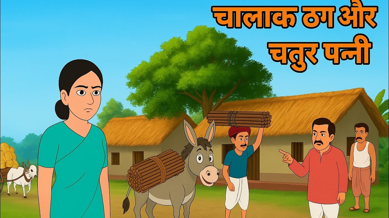 चालाक ठग और चतुर पत्नी | Hindi Moral Story | Tamora Tales
