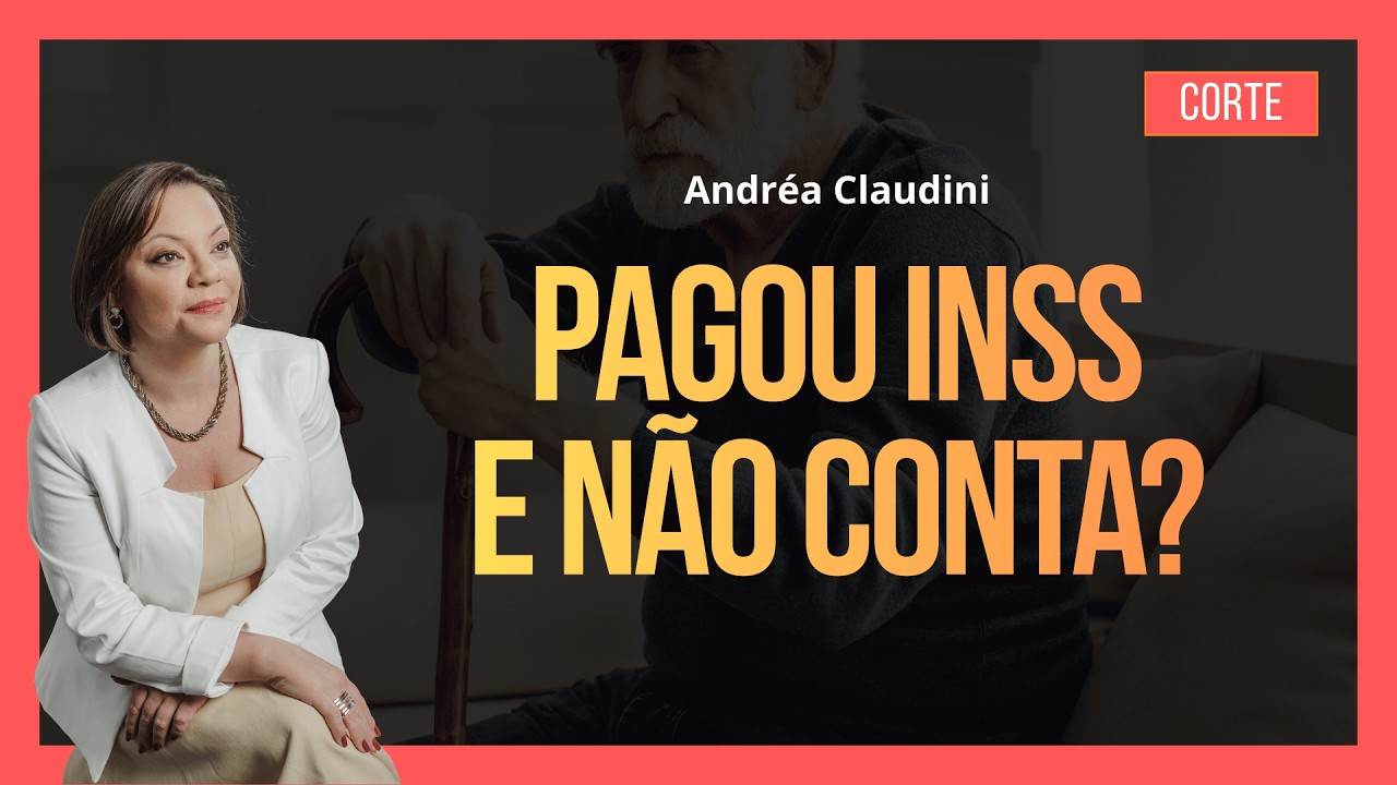 CONTRIBUIÇÃO AO INSS PODE NÃO CONTAR PARA APOSENTADORIA (corte aula) - Andréa Claudini