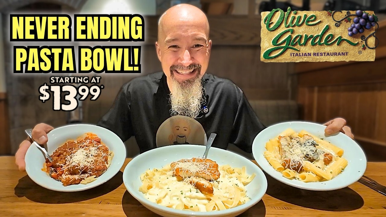 Olive Garden Never Ending Pasta & I Ate It ALL!