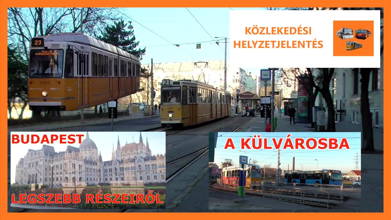 Az Országháztól a Gubacsidűlőig | Villamosok Budapest belvárosában és a Gubacsi út / Határ útnál