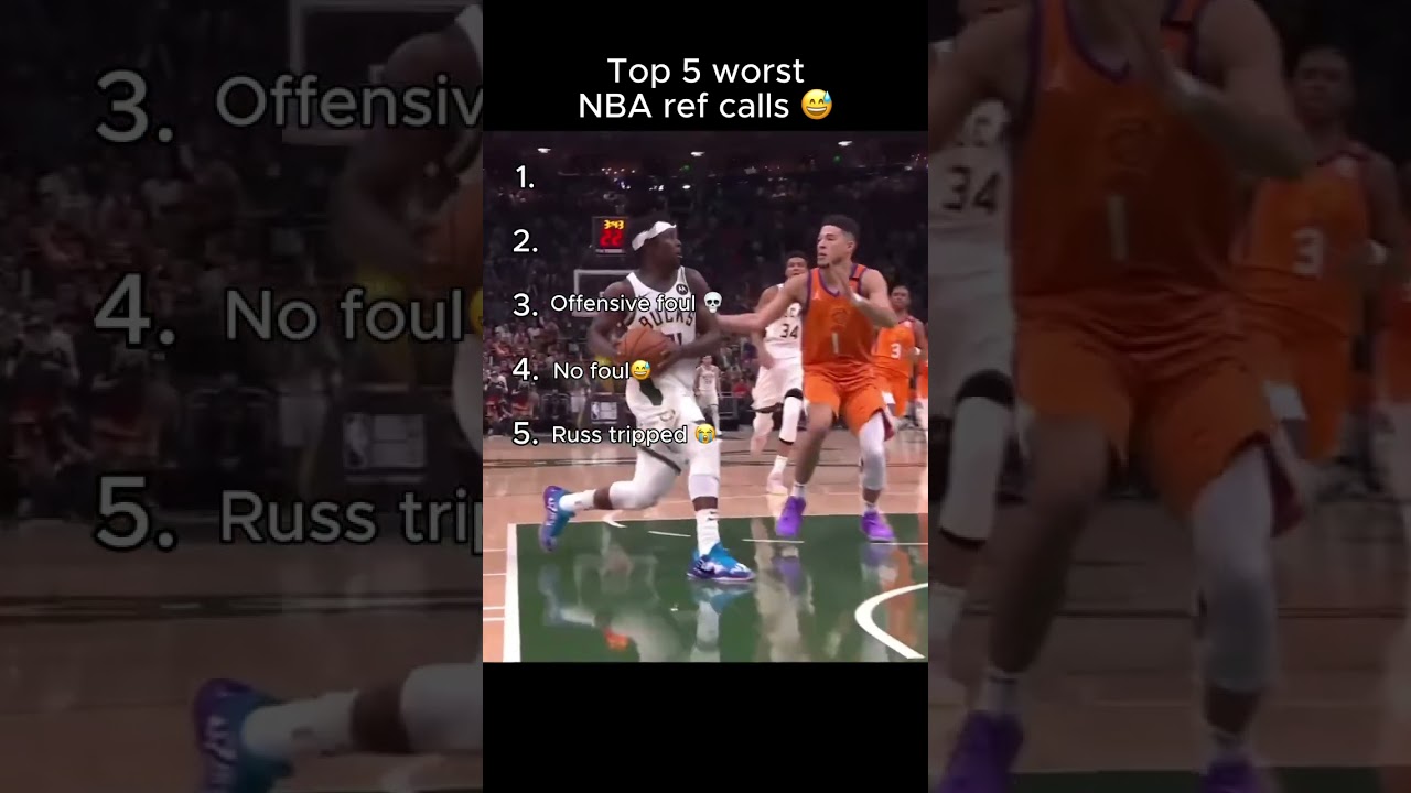 Top 5 NBA refs worst calls