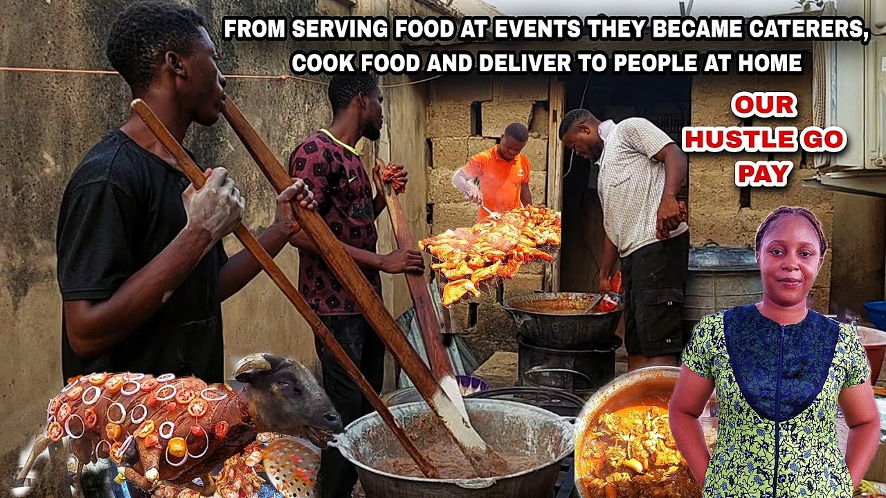 HOW THESE NIGERIAN BOYS STARTED THEIR FOOD BUSINESS AT HOME, BECAME CATERERS & DO HOME DELIVERIES