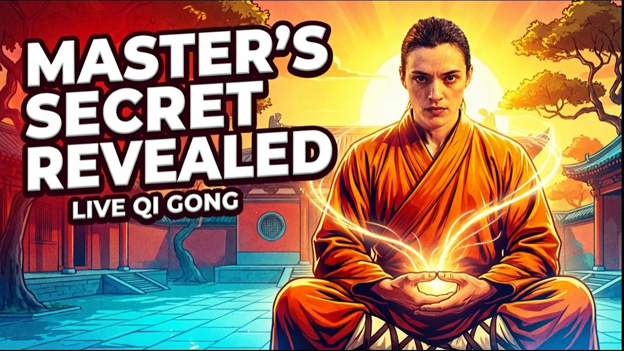 ⛩️ seateed Shaolin Qi Gong Live: with shi heng chou⚡