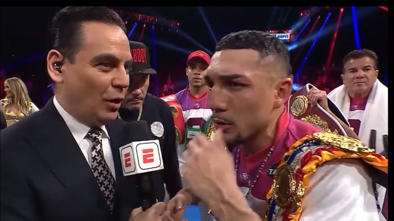 The most BIZARRE post-fight interview EVER by Teofimo Lopez