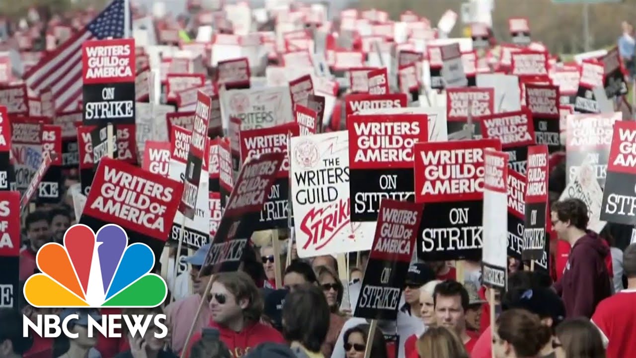 Writers' strike brings movie and TV productions to a standstill