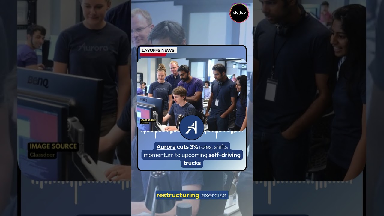 🚍Aurora LAYOFFS: 3% Job Cuts🪓 & Big Bets on Self Driving Trucks!