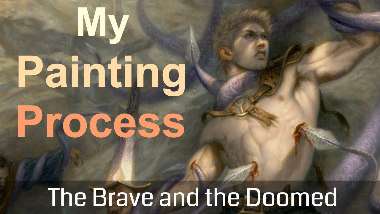 My Painting Process!  Fantasy Oil Painting 
