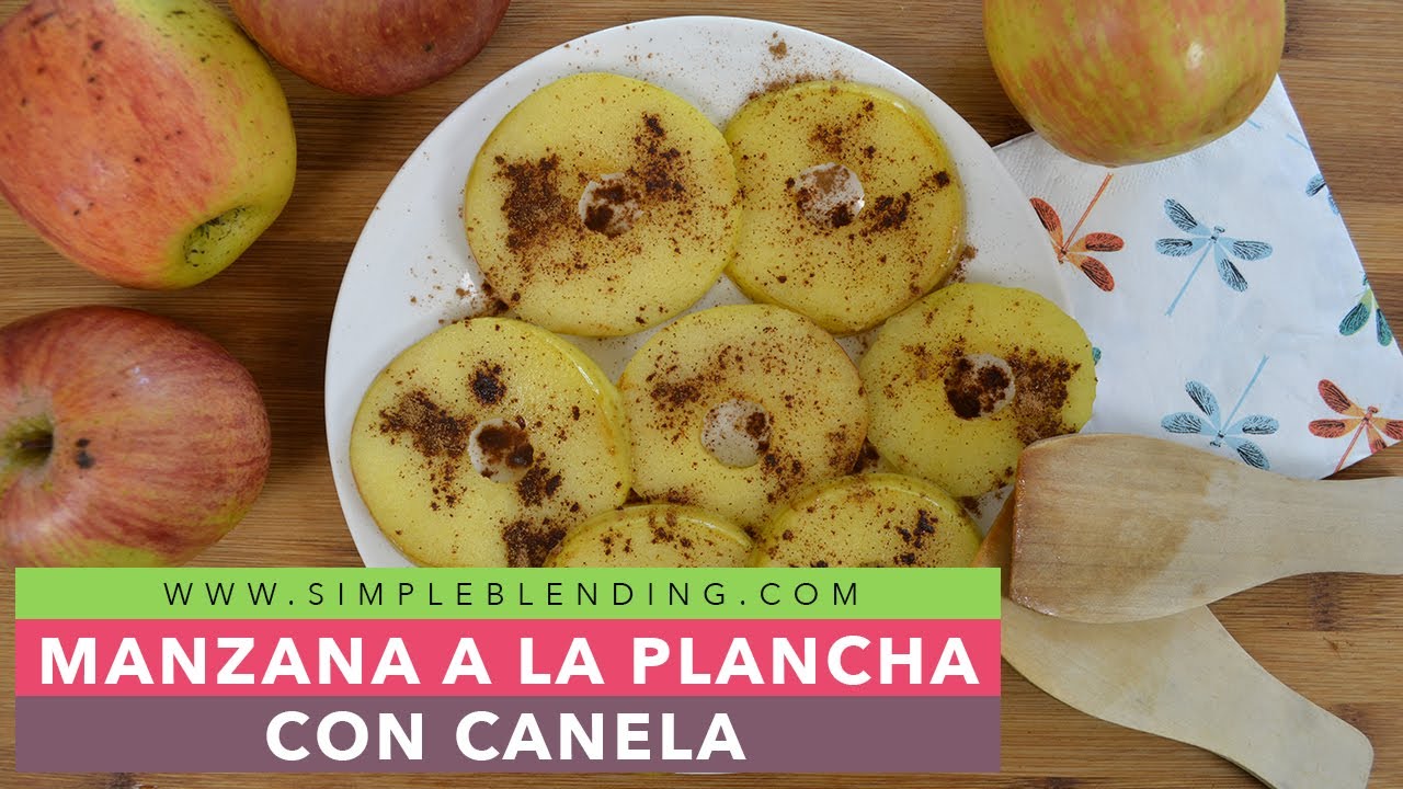 MANZANA  A LA PLANCHA CON CANELA | Tostadas de manzana | Manzana con canela