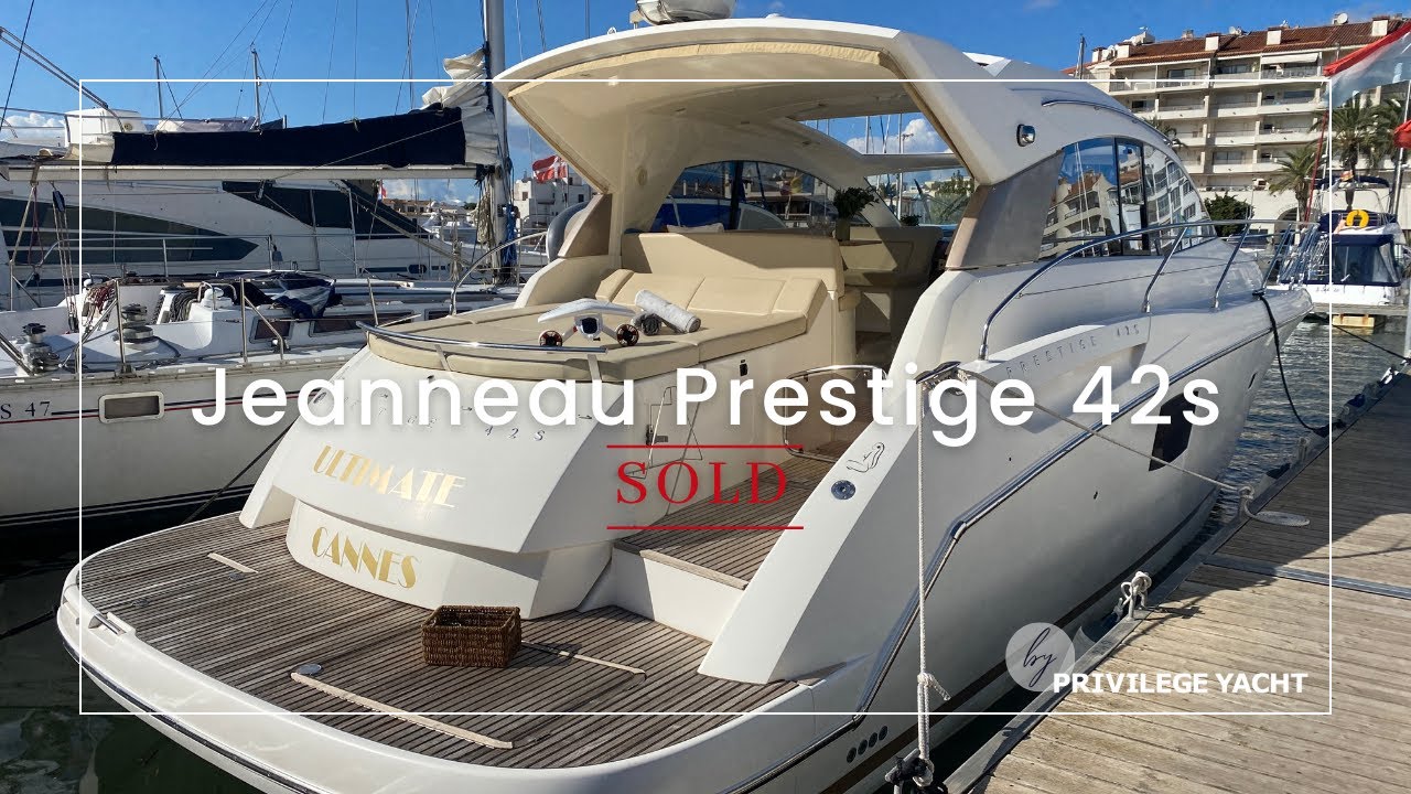 [SOLD] - Jeanneau Prestige 42S - Ultimate - Privilege Yacht