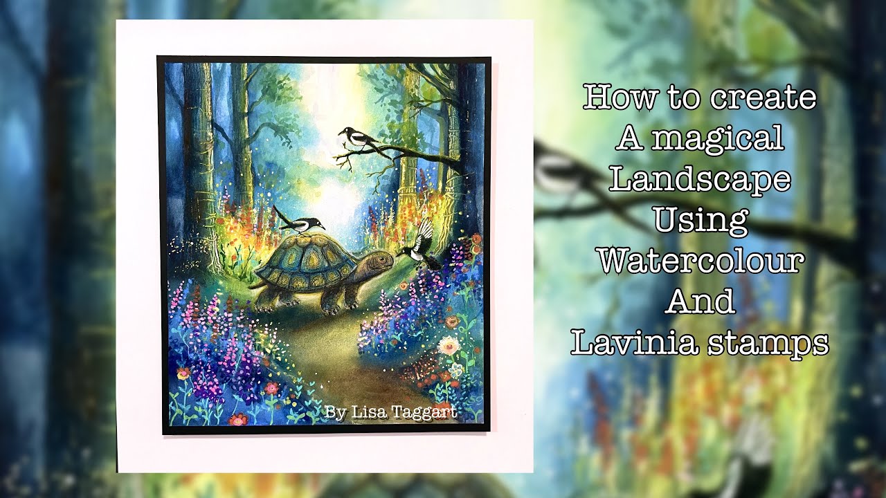 ‘Feathered friends’- Lavinia stamps- mixed media