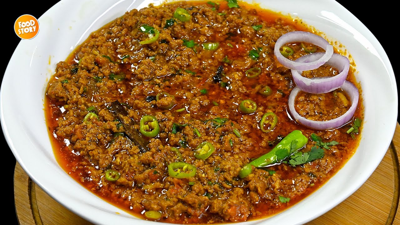 New Tandoori Qeema Recipe, Smoked Qeema Recipe by Samina Food Story