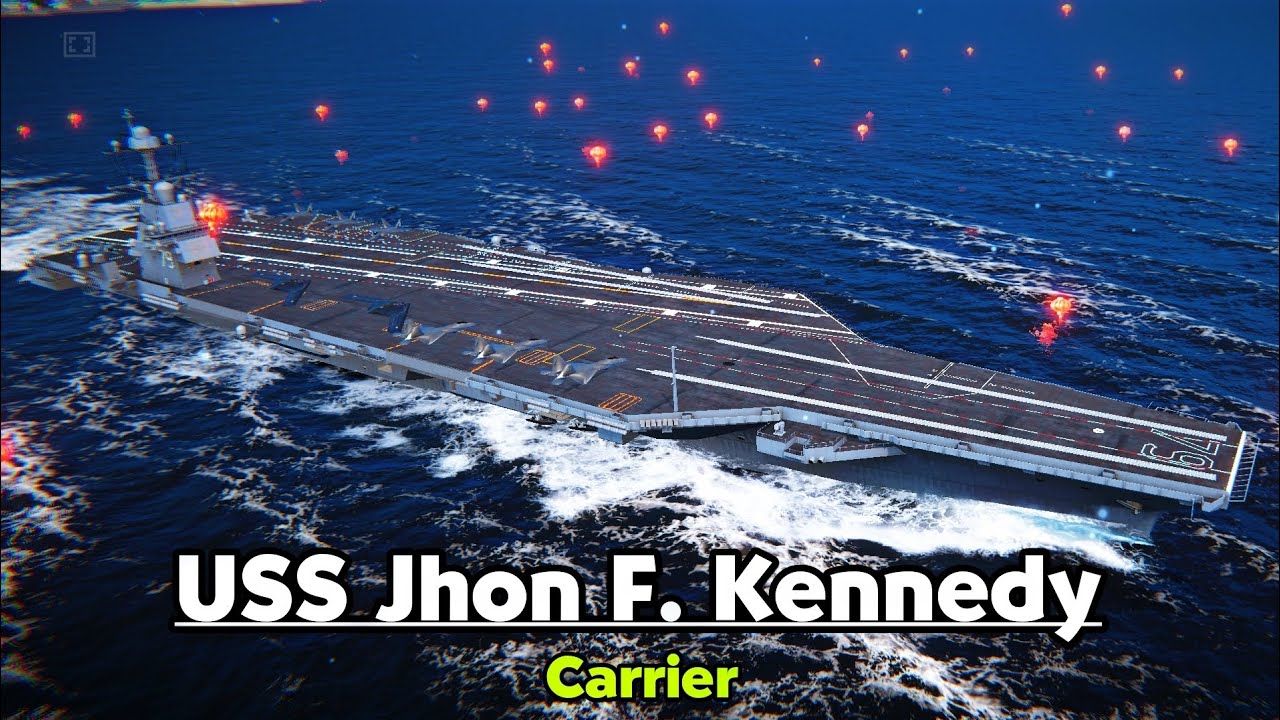 USS Jhon F. Kennedy 🇺🇸 Gameplay - Warships Mobile