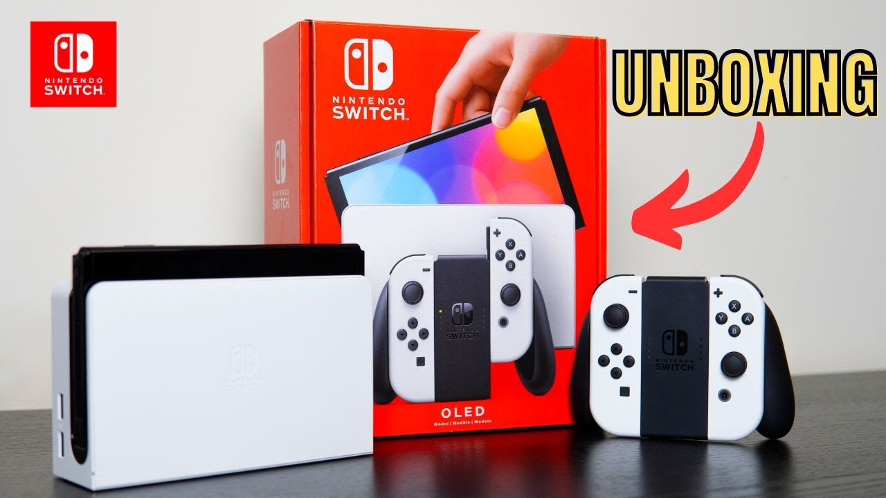 Распаковка и настройка OLED-дисплея Nintendo Switch