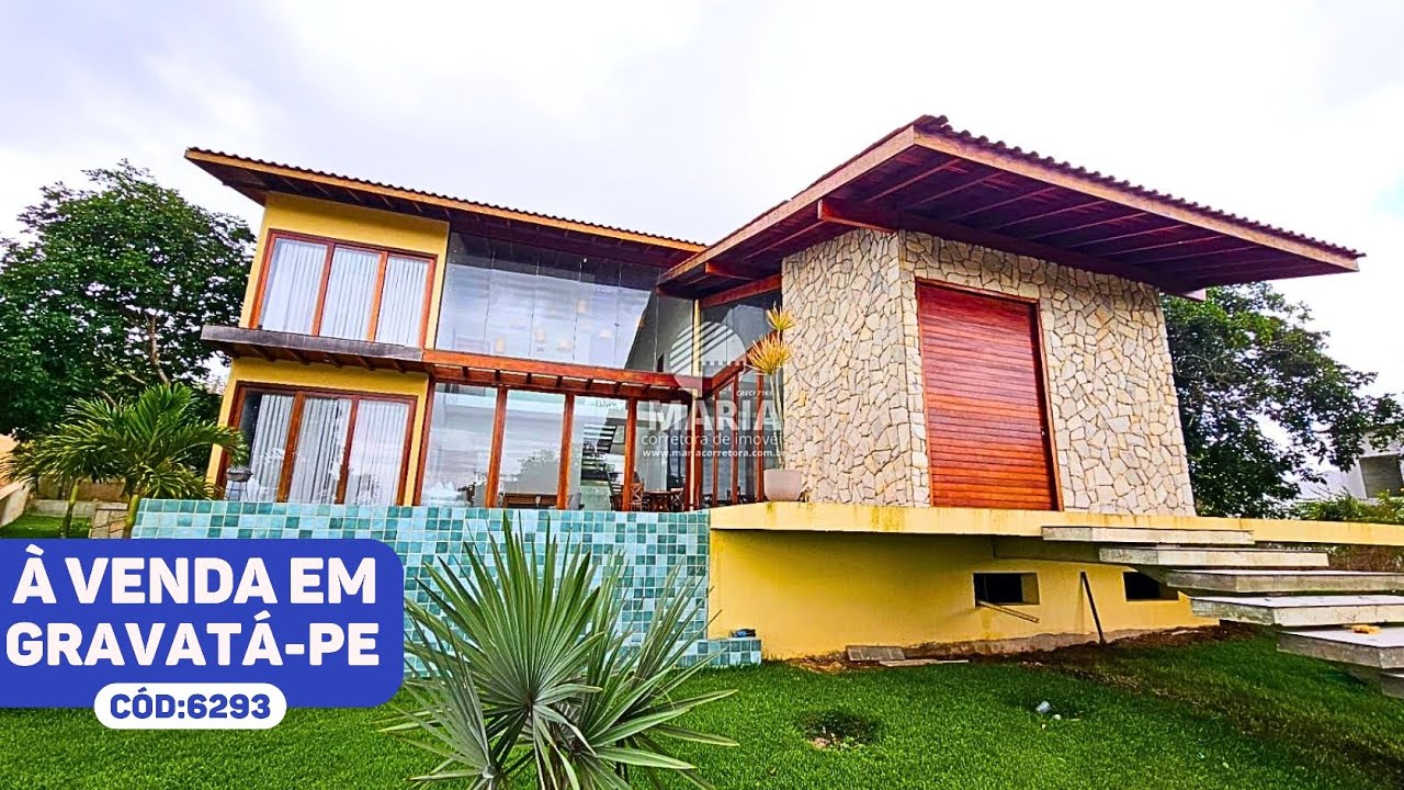 CASA DE ALTO PADRÃO Á VENDA EM CONDOMÍNIO FECHADO GRAVATÁ-PE #imovelavenda 