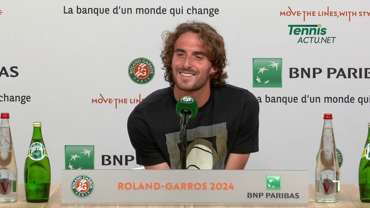 Tennis - Roland-Garros 2024 - Stefanos Tsitsipas : “Paula Badosa, we understand each other well...”
