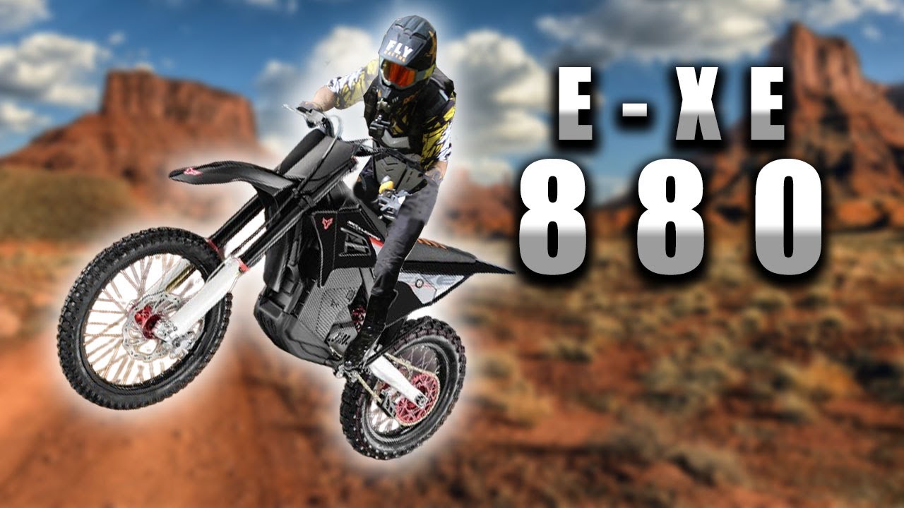 I Took the NEW Arctic Leopard E-XE 880 to Moab! Electric Dirt bike REVIEW