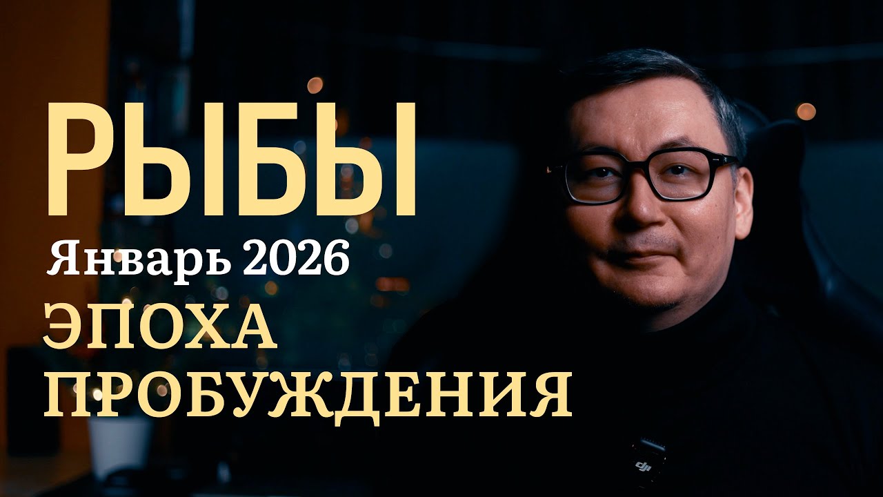 РЫБЫ - ГОРОСКОП НА ЯНВАРЬ 2026 года - ЭПОХА ПРОБУЖДЕНИЯ