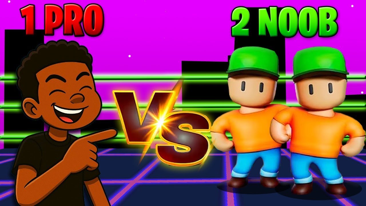 🟦🟦🔥1 PRO VS 2 NOOBS🔥🟦🟦