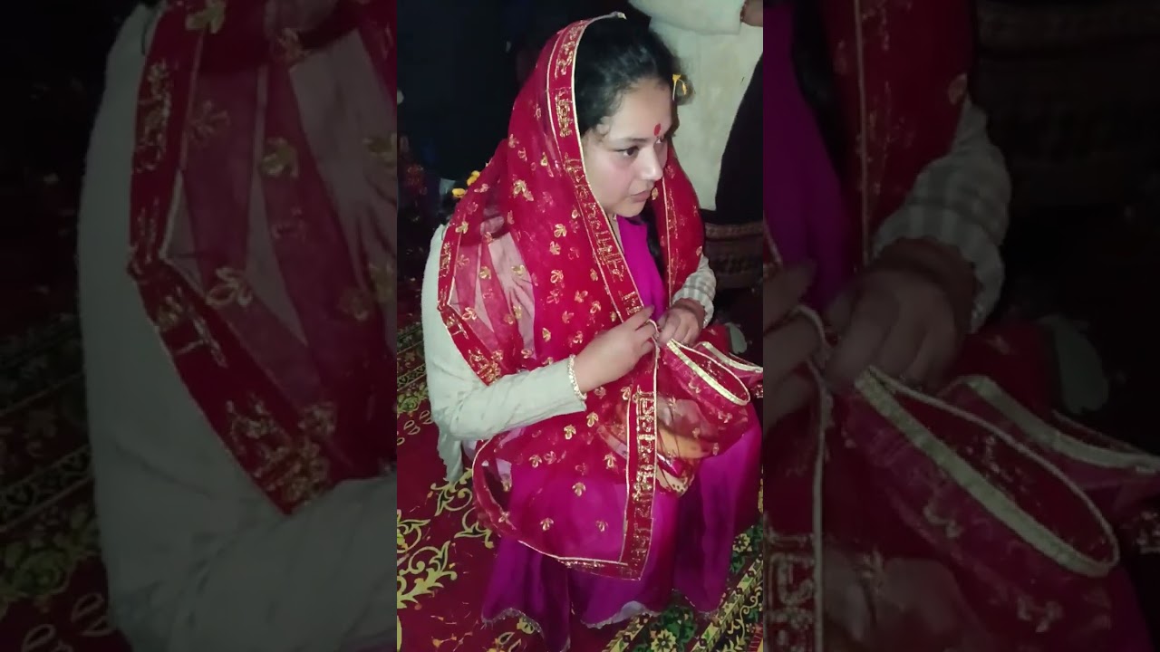 #शादी गीत#आजा बैजा चौकी ते करा तेरा श्रृंगार ♥️ करा तेरा श्रृंगार लाडली ##viralvideo 