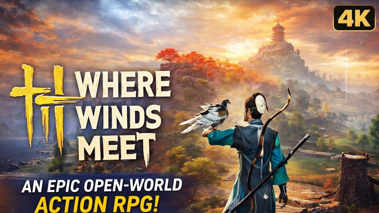 4k Where Winds Meet Gameplay 😍| Open World Martial Arts RPG | First Look