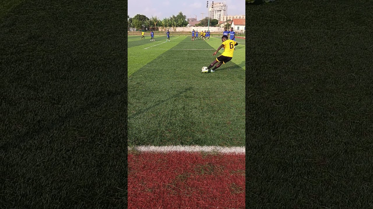 what a wonderful free kick taken by Best Korle Gonno Trust FC player