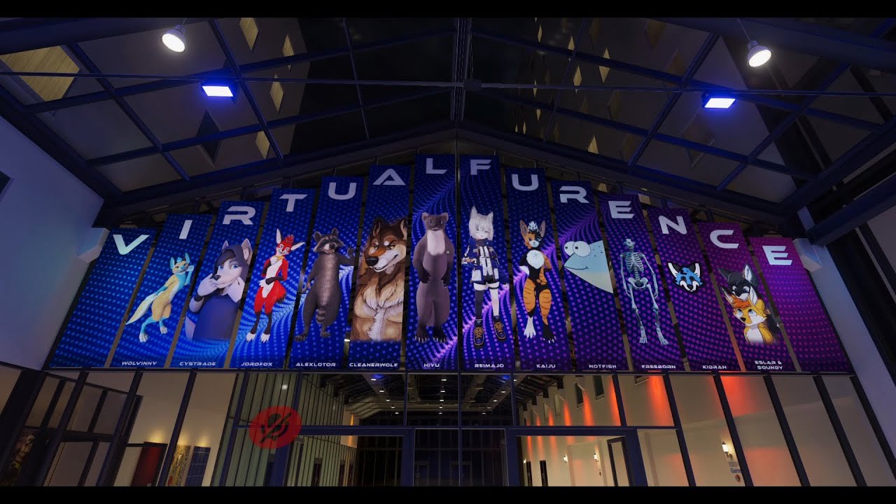 VRChat - VirtualFurence Tour (Furry Convention Project)