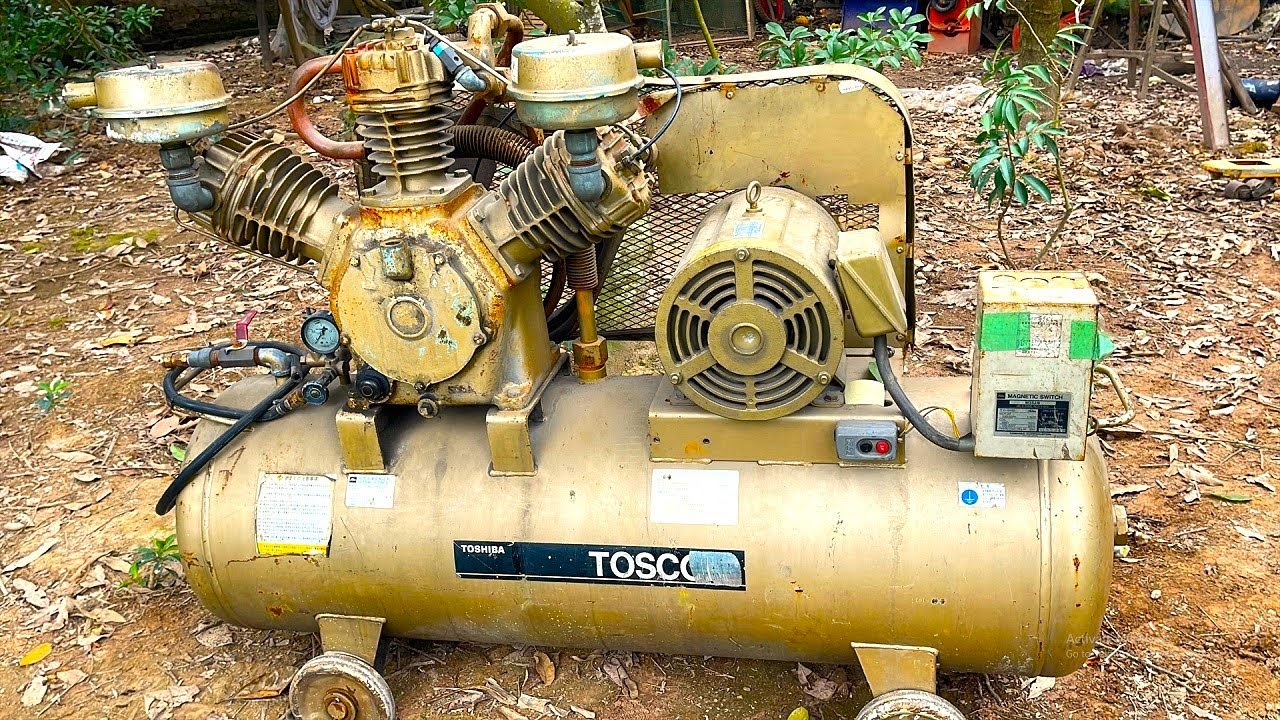 Genius Boy Restores Entire Engine Of high Pressure Air Compressor And Large Capacity Air Compressor