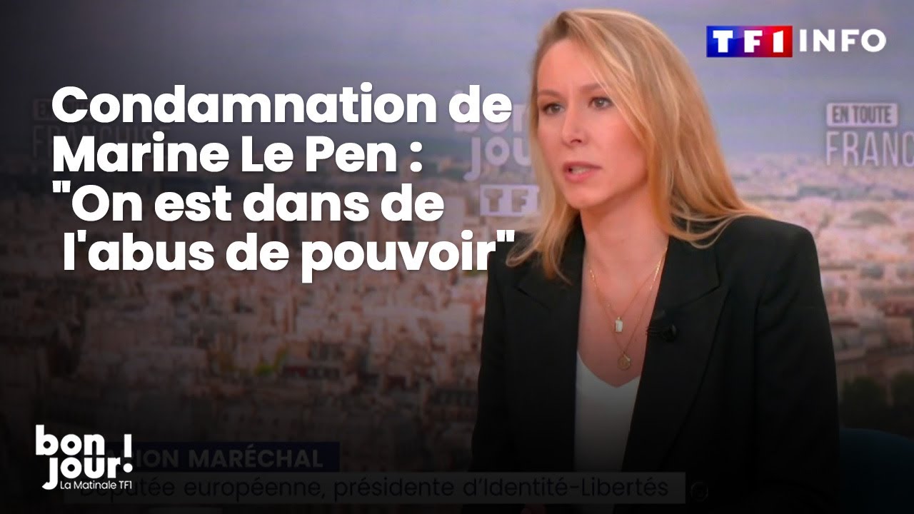 Condamnation de Marine Le Pen : 