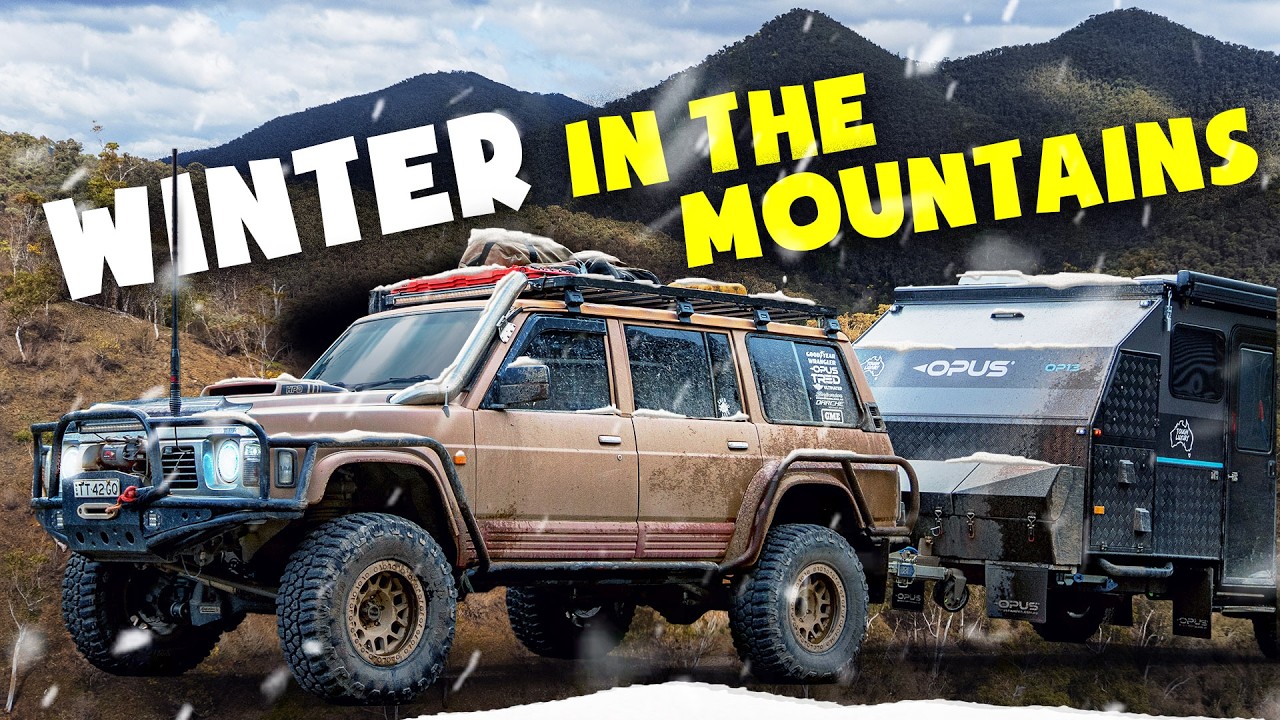 Tougher then we expected... 1st time towing a caravan off-road in the Vic High Country