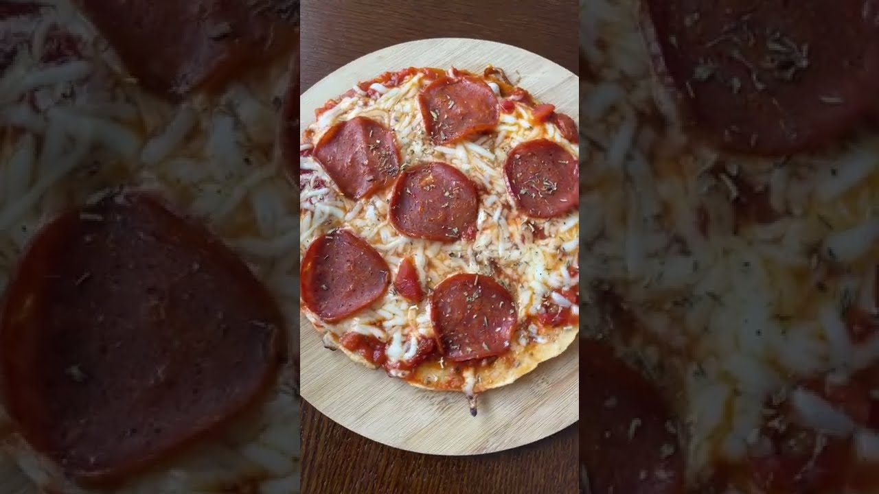 PIZZA SIN HORNO en 5 minutos &iexcl;MUY F&Aacute;CIL! en Sart&eacute;n & Masa de S&oacute;lo 2 INGREDIENTES