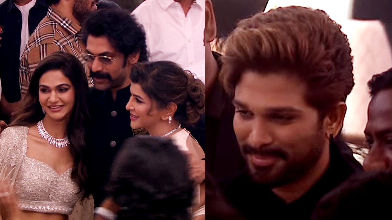 Rana, Manchu Lakshmi & Sneha Reddy More Celebs at #AlluSirish & #Nayanika Pre-Wedding Reception