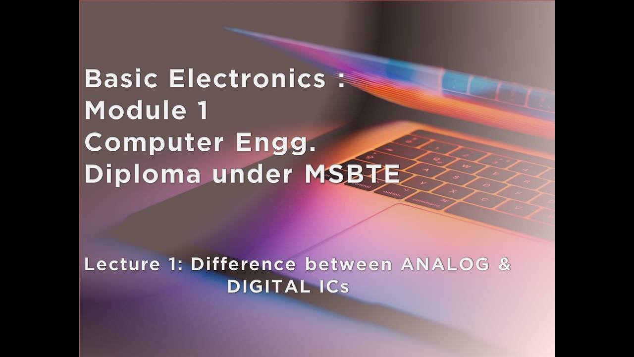 MSBTE Computer Engineering Basic Electronics Unit 1 Lecture 1  Important Questions Simplified
