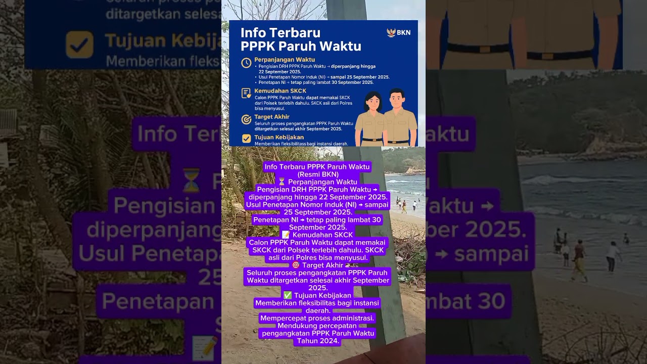Info Terbaru PPPK Paruh Waktu Resmi BKN 