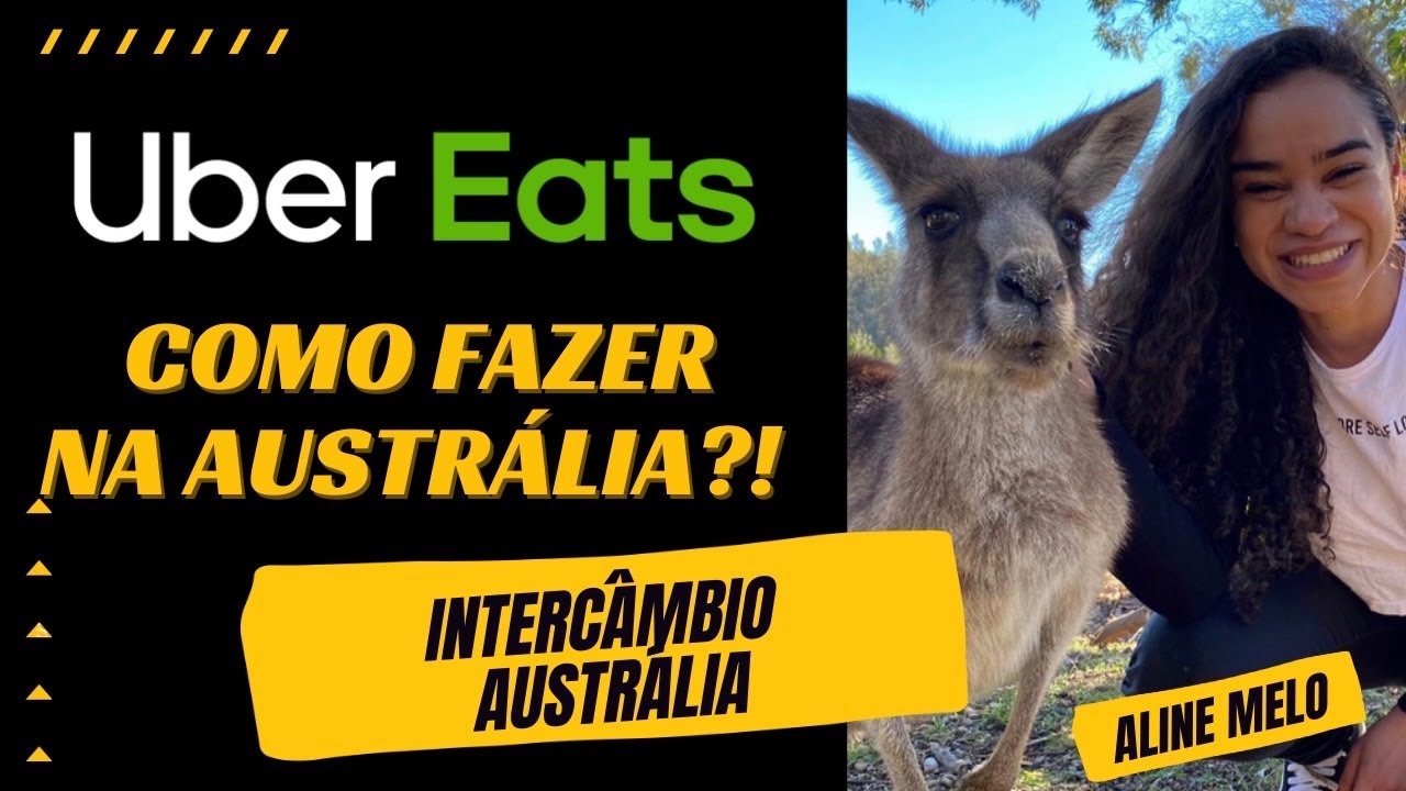 Brasileiros na Austrália, estudo e trabalho Trabalhar de UBER EATS na AUSTRALIA