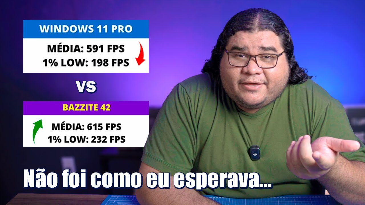 Instalei o Bazzite e comparei com o Windows 11 em jogos | RX 9060 XT no LINUX