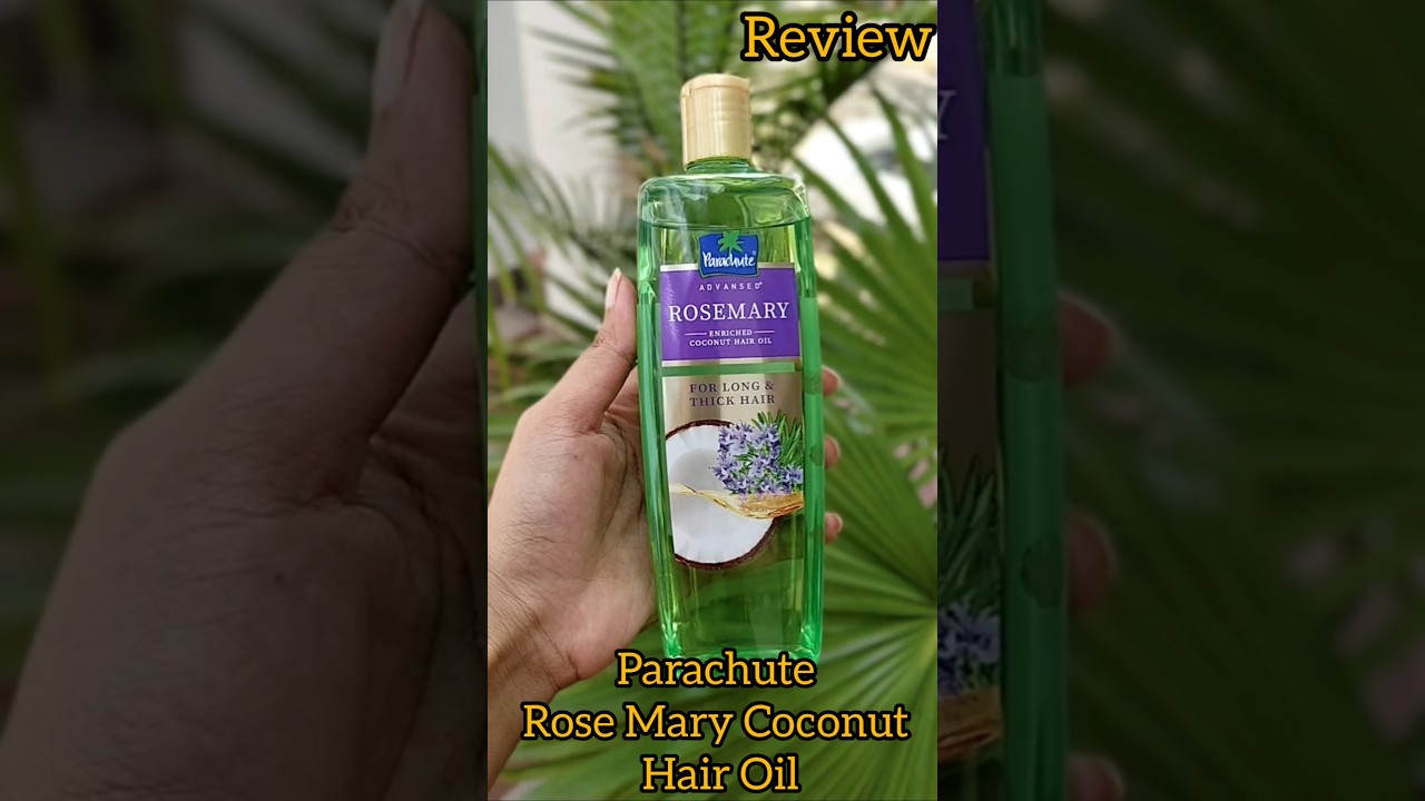 parachute Rosemary oil review|| parachute coconut oil #Rosemary #parachutecoconutoil