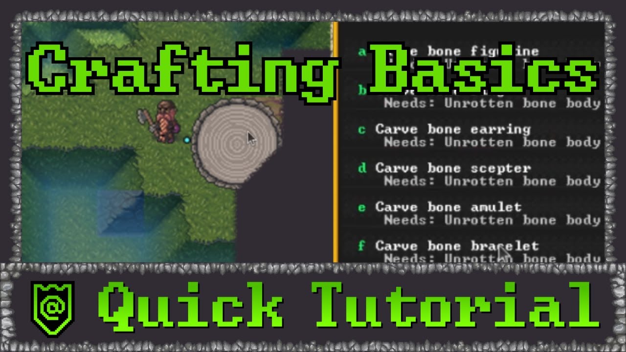 Basic Crafting and Butchery | Adventure Mode (Quick Tutorials)