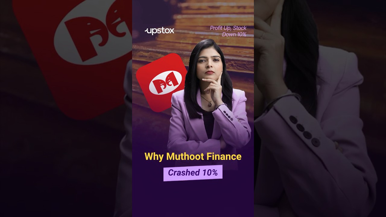 Why Muthoot Finance Crashed 10% Today | NIM Pressure, Competition & Jefferies Target Cut | Upstox