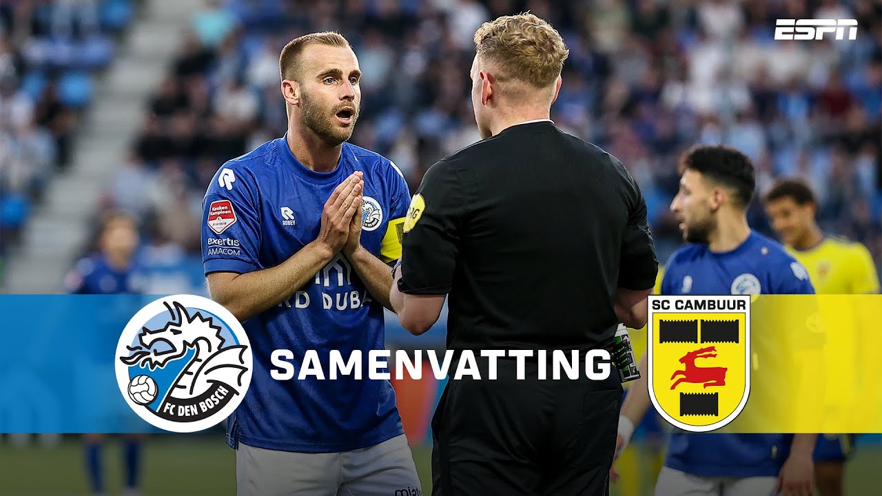 😳 CAMBUUR-keeper laat bal LOS, DEN BOSCH profiteert ⚽️ | Samenvatting FC Den Bosch - SC Cambuur
